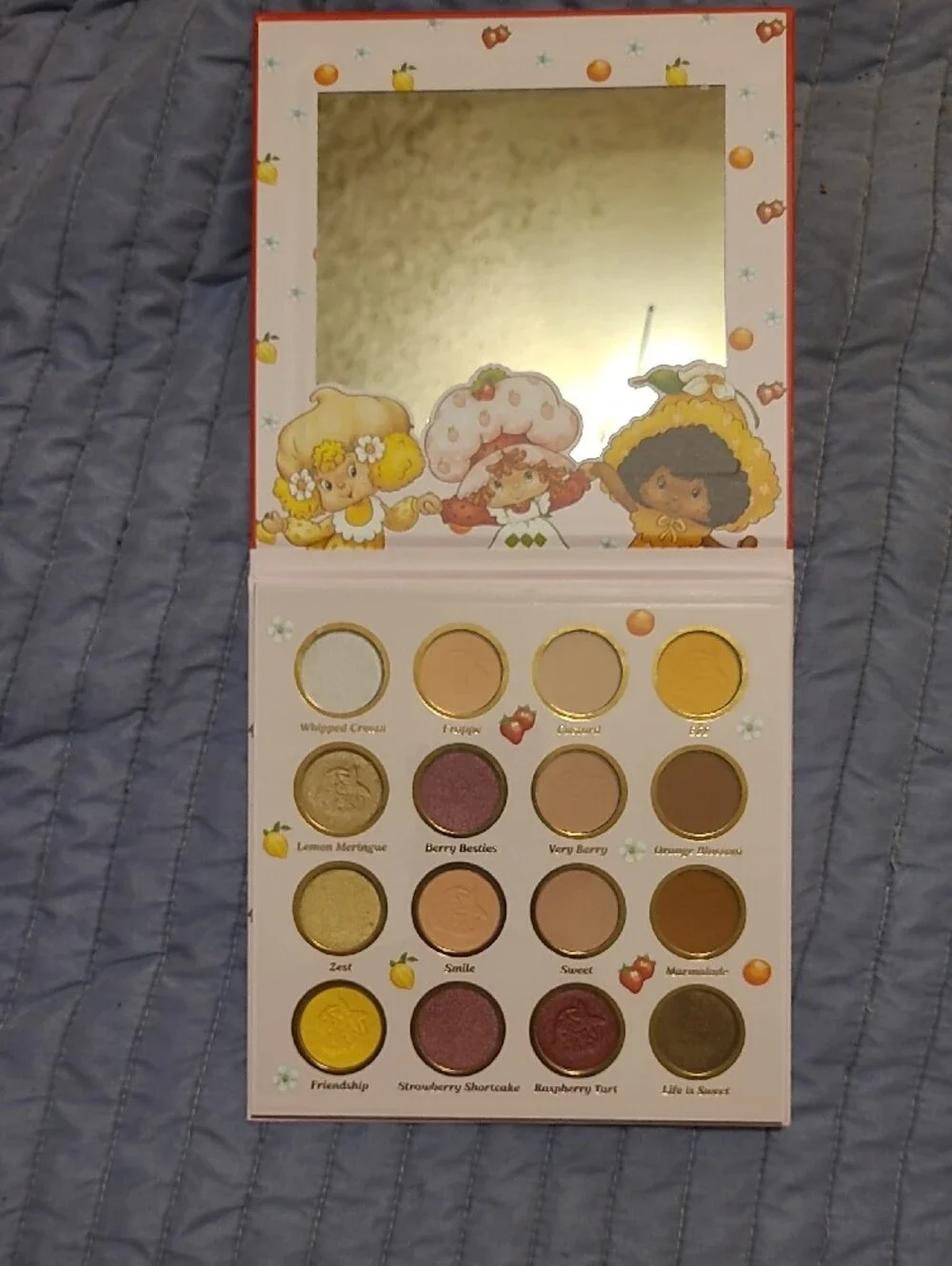 Strawberry Shortcake Yellow Eyeshadow Palette